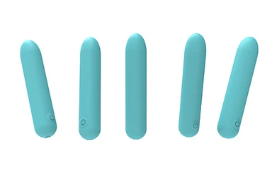 Dingfoo Rubber Fully Coated Silicone Bullet Vibrator 20 Vibration Patterns